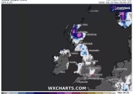 雪：由于整个英国都受到寒冷天气的影响，英国将面临高达18英寸的降雪